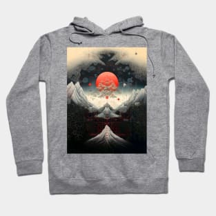 Japanese Geometry: Celestial Landscape Hoodie